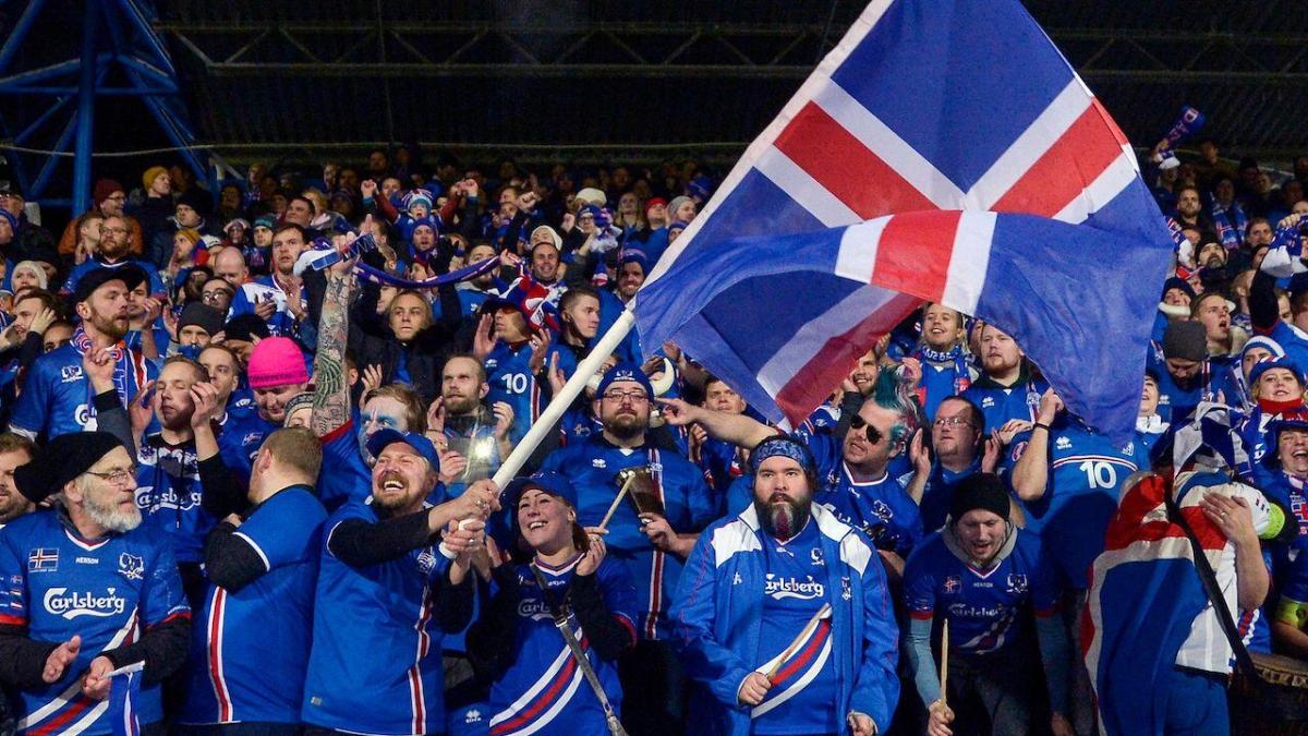 Iceland football fans